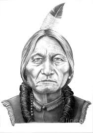 Chief Sitting Bull Drawing By Murphy Elliott Plant City Florida Native American Drawing Native American Artwork Native American Tattoos