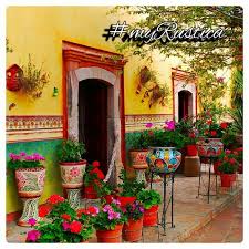 The presence of these elements from the cultures of the mexican plateau was conjectured recently to have been a result of a mass migration to, or conquest of, the mayan city by toltec groups. Rustic Home Furnishings And Mexican Garden Decorations By Rustica House Myrustica Mexican Garden Mexican Patio Mexican Home Decor