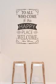 To All Who Come To This Happy Place Disney Decal Sticker Walt Etsy Disney Decals Vinyl Lettering Happy Places