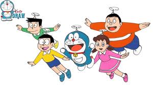 How To Draw Cartoon Characters Doraemon Step By Step