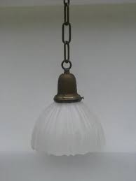 Antique Solid Brass Pendant Light Fixture Early 1900s Opalescent Milk Glass Shade Antique Light Fixtures Pendant Light Vintage Chandelier
