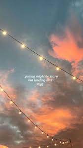 Orange and blue wallpaper aesthetic. Aesthetic Orange And Sunrise Image 7095574 On Favim Com