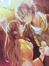 I See You That S The Way To Get A Girl Attention Anime Couples Anime Love Couple Anime Art Anime