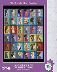 She series celebrates strong women as beacons of hope and can be yours with this 1000 piece jigsaw puzzle. Amazon Com Lucky Puzzles 1000 Piece Jigsaw Puzzle She Series Pop Culture Edition By Karen Hallion Toys Games