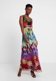 Un grand choix de robes longues en ligne sur zalando ! Desigual Helsinki Designed By Mr Christian Lacroix Robe Longue Multi Coloured Zalando Be Jurken