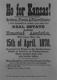 He encouraged the migration of african americans from the south who were freed or fugitive slaves to form a black community in the city. Reconstruction And Its Aftermath The African American Odyssey A Quest For Full Citizenship Exhibitions Library Of Congress
