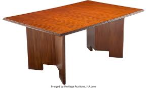 How to style your windows. Frank Lloyd Wright American 1867 1959 Taliesin Extending Dining Lot 67079 Heritage Auctions