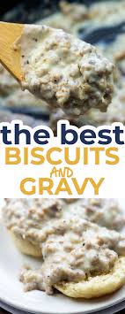 Biscuits And Gravy Without Sausage Recipe Biscuits And Gravy Are My Husband S Favorite Breakfast And I Love How Easy It Is To Whip This Sausage G 2020 Sausage Gravy Easy Biscuits And Gravy Easy Gravy Recipe