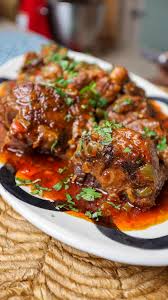 Rabo encendido aka spicy oxtail 🔥🇨🇺 slow-cooked in vino seco, red wine &  all the sazón. Serve it up with rice or tostones or in a cheesy sandwich  the next day (my fav) 😮‍💨 , Ingredients, For the ...