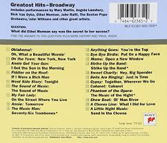 50 years later, 'my fair lady' is full of surprises. Amazon Com Greatest Hits Of Broadway Cds Y Vinilo