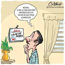 Cristian Caricaturas - Día de los padres en secreto... Mi caricatura del  #martes en el periódico @eldia_do . . . . . #diadelospadres #NoLoHanQuitado  #30julio2023 #cristiancaricaturas | Facebook
