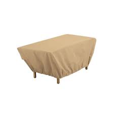 Buying a patio table cover should always take into consideration the quality of the materials used. Terrazzo Rectangular Patio Coffee Table Cover All Weather Protection Outdoor Furniture Cover