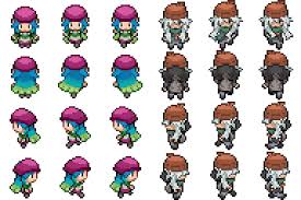 Latiro and AZ overworld sprites [Ezerart] by Latiro M.Z. Mazzaire -- Fur  Affinity [dot] net