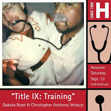 📸✨ In Highways' Gallery ✨📸 Opening Reception: Saturday, September 13, 5pm  Free + open to all Title IX Training — a two-person exhibition of Polaroid  photography by artist couple Dakota Noot &