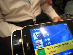 Nokia N96 Mobile TV (DVB-H) menu ...