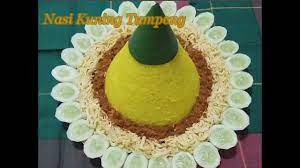Nasi Kuning Tumpeng Masak Mudah Enak Youtube Food And Drink Food Make It Yourself
