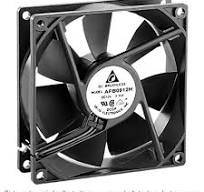 AFB0912VH, 92x92x25.40mm, 12 VDC, 0.40 A, 4.80 Watts, speed ...