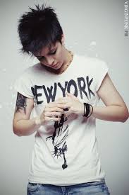 But it also allows you the opportunity to create stuck without a hair tie on a hot day? Dyke Hairstyle