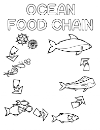 Aboriginal kangaroo coloring page | free printable coloring pages. Ocean Food Chain Colouring Book Thrifty Mommas Tips