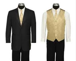 Black And Gold Vest Groom And Groomsmen Gold Tie Black Suit Gold Vest Black Gold Wedding Best Wedding Suits Wedding Suits