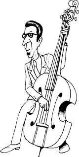Bass fish realistic coloring pages fish drawings fish. Bass Player In Glasses Coloring Page
