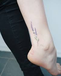 Minimal Inspiration Inkstinct Lavender Tattoo Tattoos Dainty Tattoos