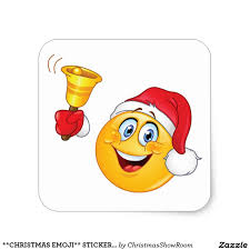 Christmas Emoji Stickers Says Merry Christmas Zazzle Com Emoji Christmas Emoji Holiday Design Card