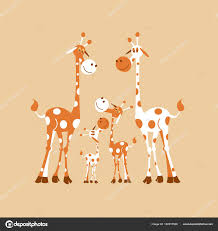 Baby and mom animal prints, safari nursery decor, elephant mother and baby, room art, black & white, zebra, giraffe, drawing set of 3 prints. 250 Mom And Baby Giraffe Vector Images Free Royalty Free Mom And Baby Giraffe Vectors Depositphotos