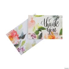 Wedding thank you card wording. Religious Floral Wedding Thank You Cards Oriental Trading