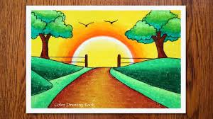 Jul 22 2017 he we will share scenery of easy scenery for kids how to draw sunset scenery for beginners with oi flower drawing images sunrise drawing oil pastel drawings easy. The Best 17 Sunset Scenery Drawing Easy Nature Drawing For Kids