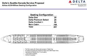 Delta Outlines A330 900 Seating Plans News Flight Global