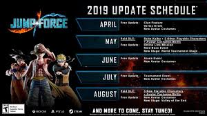 If you're ready to unite to fight with these. Jump Force Content Roadmap Outlined First Paid Content Lands In May Vg247