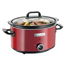 Choose a crock slow cooker. Crock Pot 3 5l Slow Cooker Red Sainsbury S