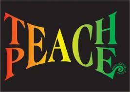Teach Peace Teach Peace Peace Words
