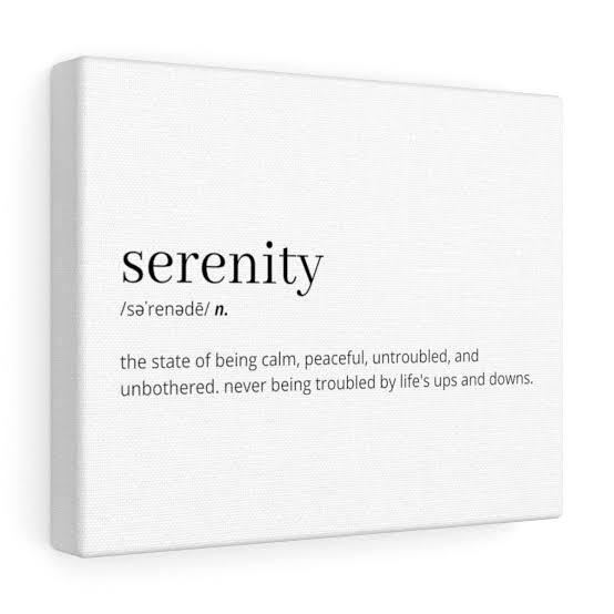 Serenity Definition Printable, Serenity Wall Art, Serenity Quote, Serenity  Poster, Serenity Affirmation, Positive Quote Print - Etsy Finland