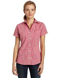 Black And White Gingham Shirt Womens Carhartt Women S Short Sleeve Gingham Shirt At Amazon Women S Clothing Store Button Down Shirts Carhartt Women Gingham Shirt Womens Shorts