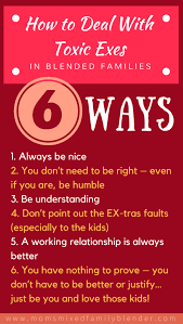 Dealing With A Toxic Ex Spouse Positively Momsmixedfamilyblender Blended Family Blended Family Quotes Blended Families Advice