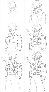Medievaldepot dragon ball z trunks' anime sword. How To Draw Trunks Dragon Ball Painting Dbz Drawings Goku Drawing