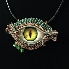 Wired Eye Pendant Bagues En Fil D Aluminium Bague Mains
