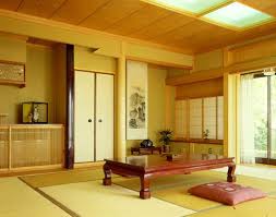 Bentuk minimalis simpel, tempat tidur tanpa kaki, namun tersedia tempat menaruh buku di bagian headboard. 41 Desain Interior Rumah Ala Jepang