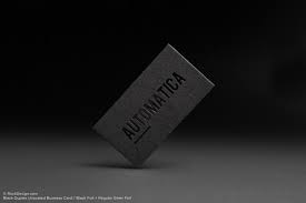 2 x 3.5, 2 x 2 and 1.75 x 3.5 or send us your own custom size. Black Business Cards