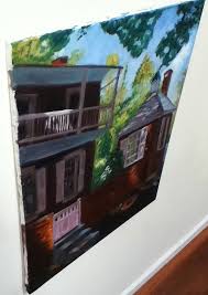 One solution is to use a floating frame and recreate a thickness. 5 Tips For Professionally Finishing The Canvas Edges Of Your Paintings Emptyeasel Com