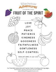It makes me happy to see rows upon rows of ripe produce at our local farmer's market. Fruit Of The Spirit Bible Pathway Patience Coloring Pages Coloring Pages Ideas