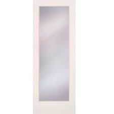 Feather River Doors 36 In X 80 In Privacy Smooth 1 Lite Primed Mdf Interior Door Slab Pn15013068e680 Doors Interior Frosted Glass Interior Doors Glass Doors Interior