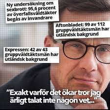 #kristersson s påstående om att sverige tar emot tio gånger så många invandrare som övriga nordiska länder är fel. The Daddy Monster Ar Twitter Undersokning Efter Undersokning Visar Att Invandrare Ar Extremt Overrepresenterade I Valdtakter Men Moderaternas Partiledare Ulf Kristersson Spelar Fortfarande Totalt Ovetande Exakt Varfor Det Okar Tror Jag Arligt