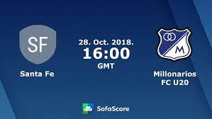After a thorough analysis of stats, recent form and h2h through betclan's algorithm, as well as, tipsters advice for the match independiente santa fe vs millonarios this is our prediction: Santa Fe Vs Millonarios Fc U20 Live Score H2h And Lineups Sofascore