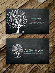 Every great business starts with a plan. Bold Modern Tutoring Business Card Design For A Company By Sandaruwan Design 13623338