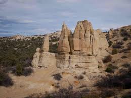 Tent Rocks , New Mexico : Off-Road Trail Map & Photos