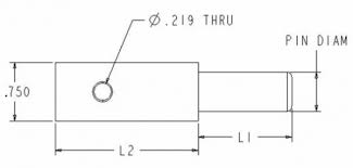 Can Any Provide Dimensions For A 5 Pitbull Frt Stand Pin