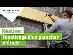 Comment Realiser Le Solivage D Un Plancher D Etage Leroy Merlin Youtube Plancher Mezzanine Bois Etages